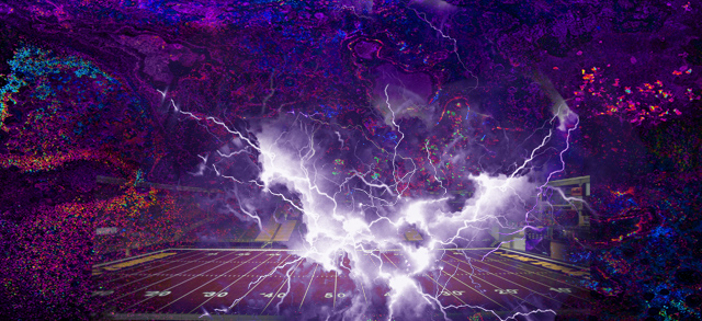 Lightning Background Photoshop Football Field