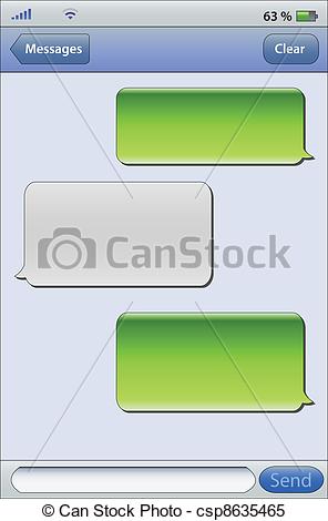 Message Text Box Clip Art