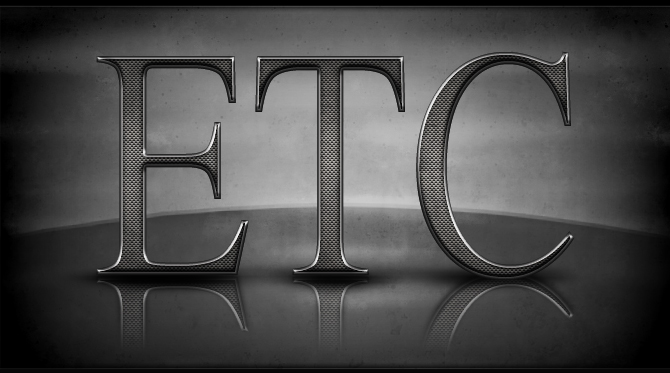 Metal Text Effect Photoshop