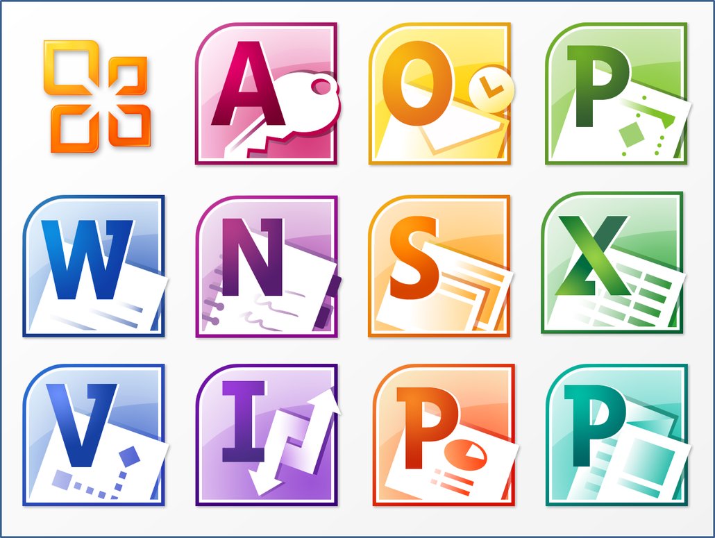 16 Microsoft Icons Clip Art Images