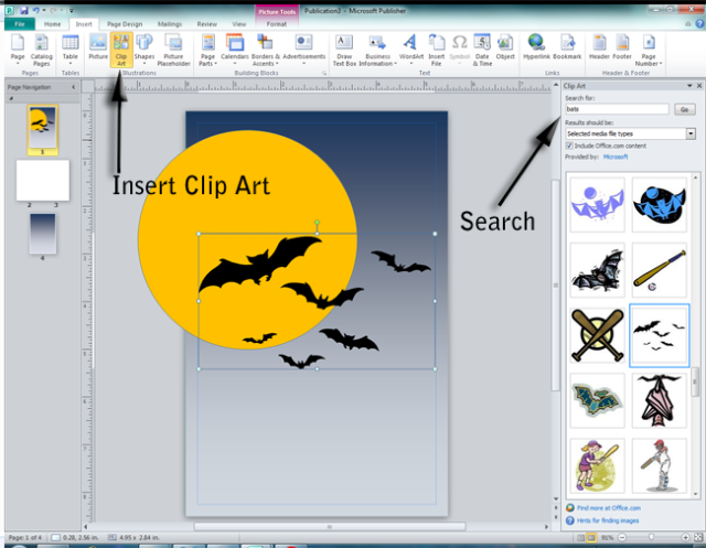 Microsoft Publisher 2010 Clip Art