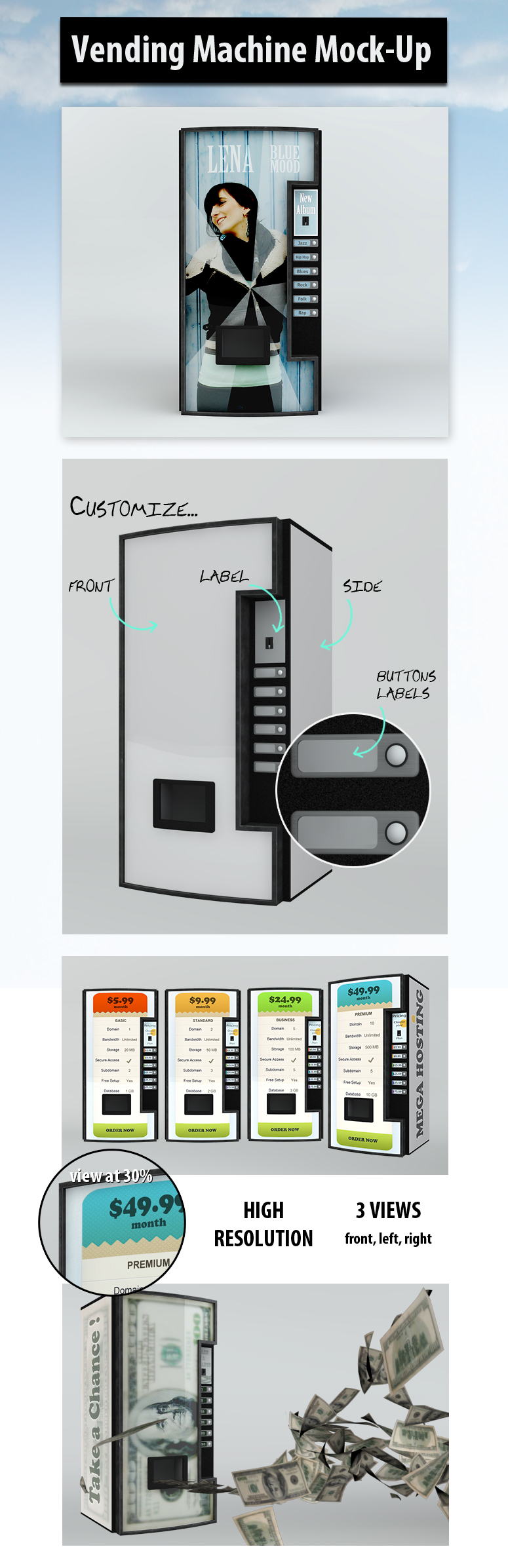 Mock Up Vending Machine