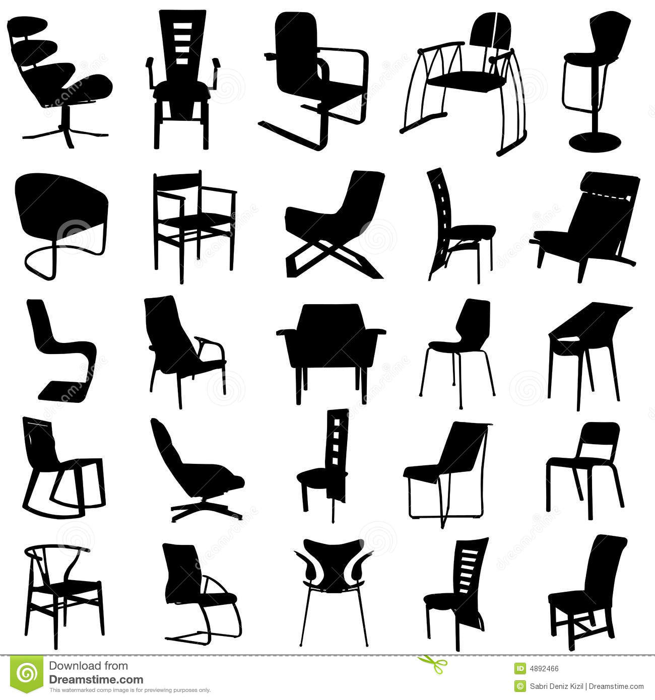 Modern Chair Vector