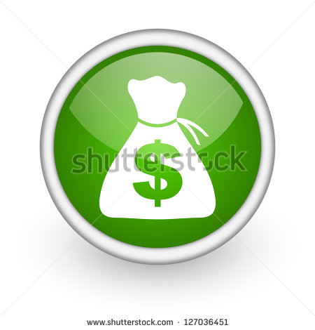 Money Green Circle Icon