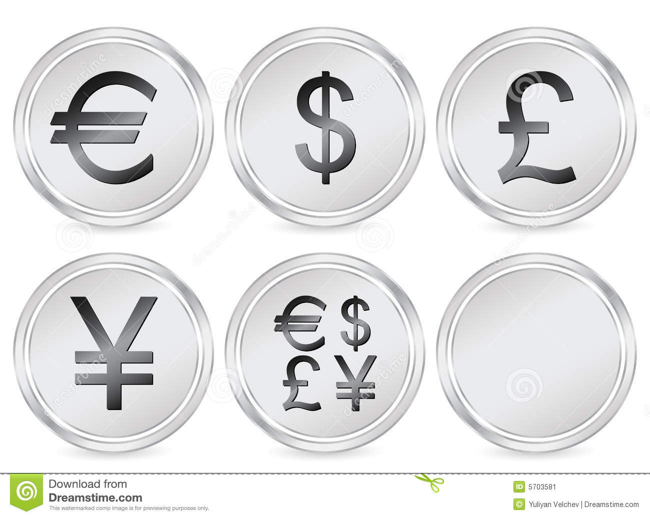 Money Symbol Circle
