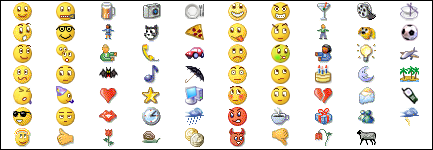 MSN Messenger Emoticons