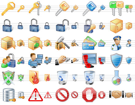 Network Security Icons Free