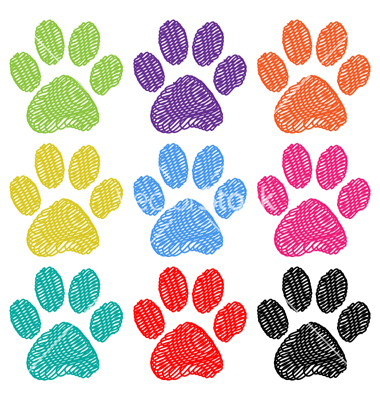 Paw Print Vector