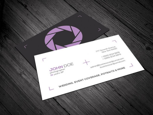 Photography Business Card Templates Free