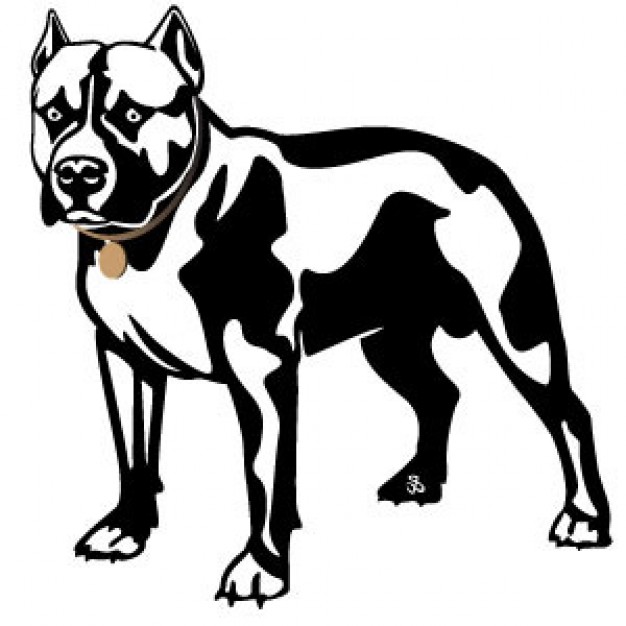 Pit Bull Dog Clip Art