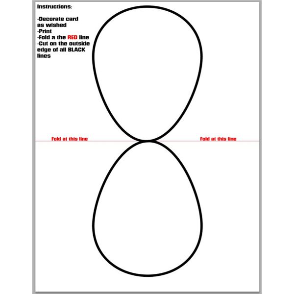 Printable Easter Card Templates Printable Easter Card Templates