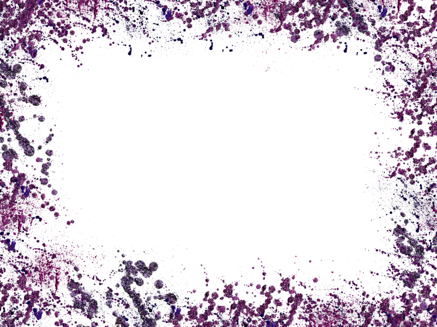 Purple Glitter Border