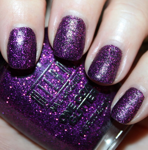 Purple Glitter Nail Polish