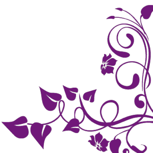 Purple Swirl Design Clip Art