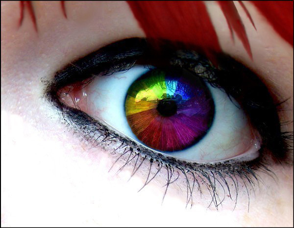 Rainbow Eye Contacts