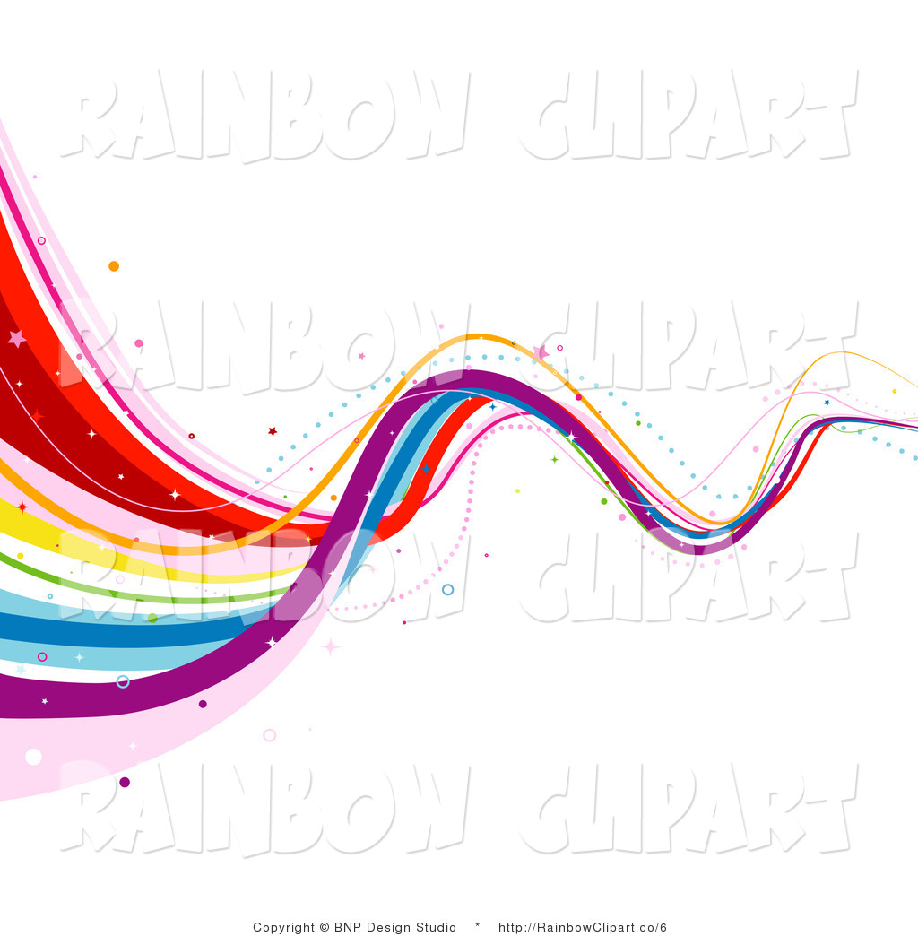 Rainbow Wave Clip Art