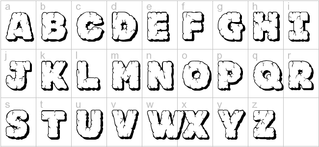 Rock Letters Font Free