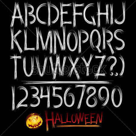 Scary Font Styles Alphabet Scary Font Styles Alphabet