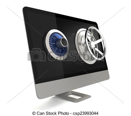 Security Desk Icon Clip Art