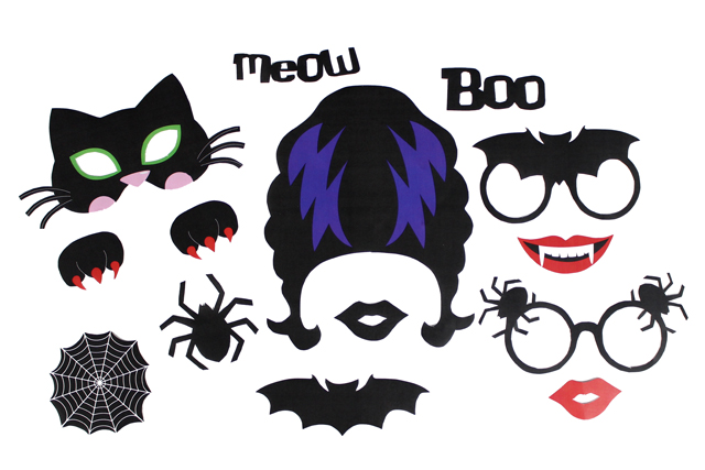 Selfie Booth Props Free Printable Halloween