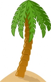 Simple Palm Tree Vector