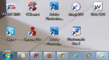Small Icons On Desktop Small Icons On Desktop