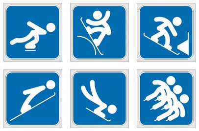 Sochi Olympic Sports Icons