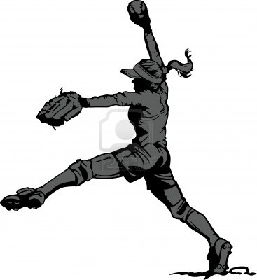 Softball Pitcher Silhouette Clip Art Softball Pitcher Silhouette Clip Art