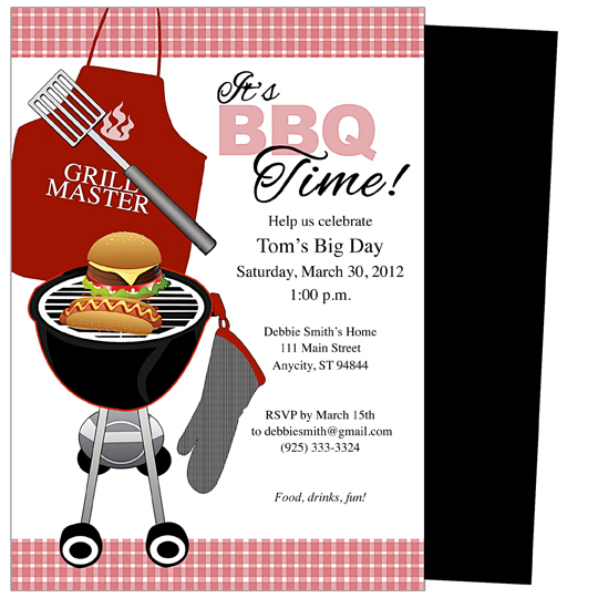 Summer BBQ Invitation Templates Free