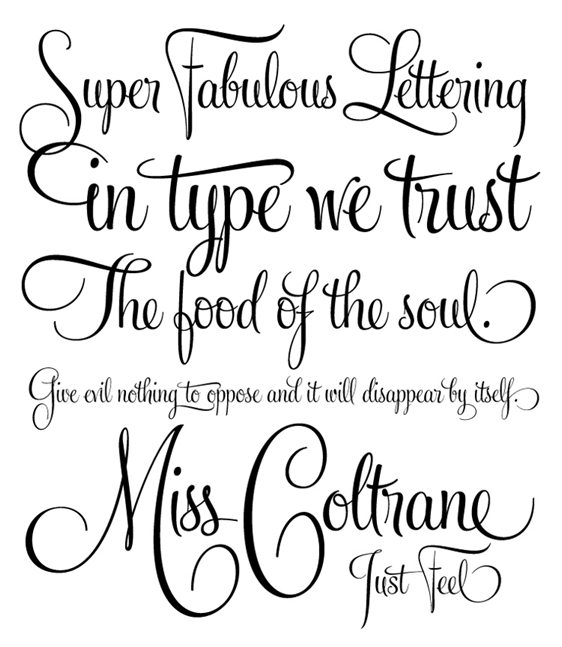 Tattoo Lettering Fonts