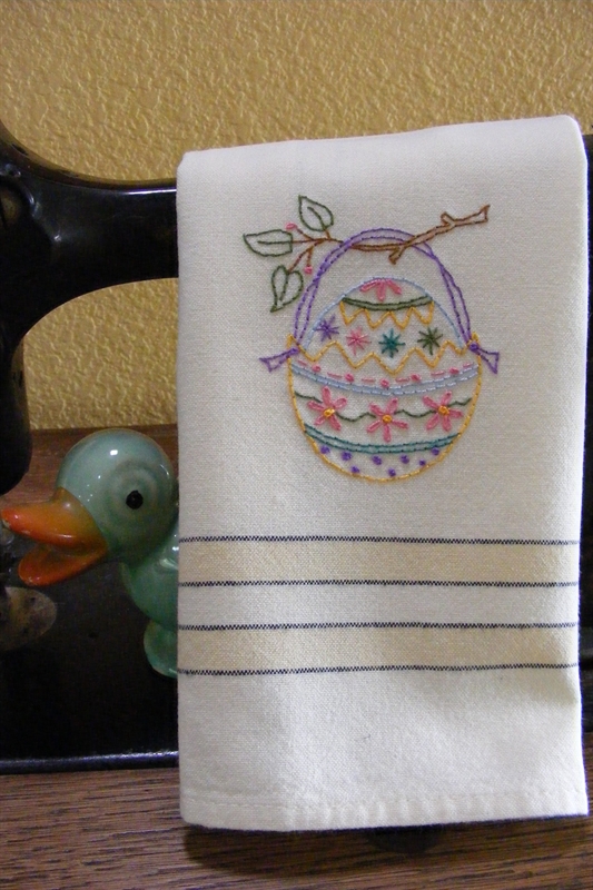 Tea Towels for Embroidery Machine Patterns