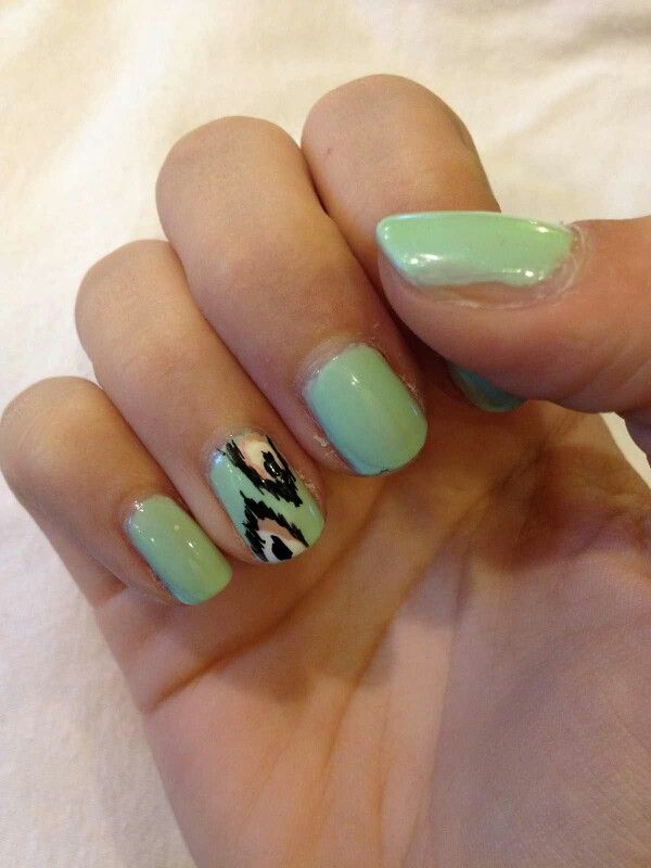 Teal Nail Designs Pinterest