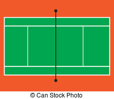 Tennis Court Clip Art