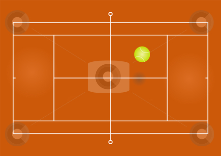 Tennis Court Clip Art