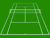 Tennis Court Clip Art