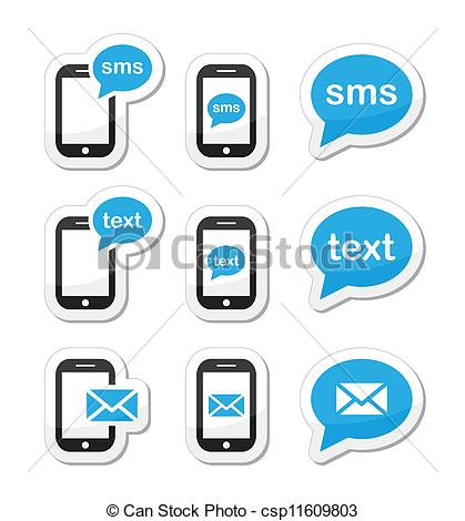 Text Message Icons Vector