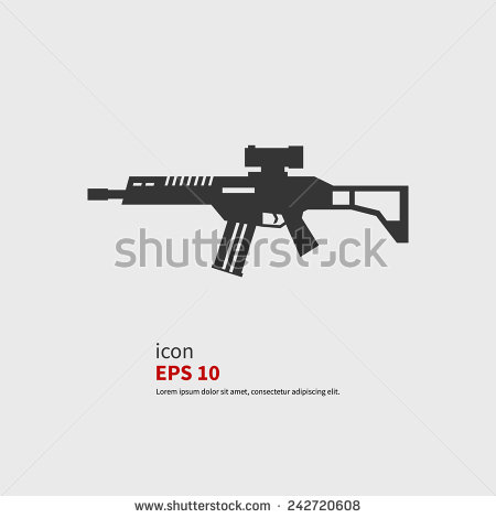Vector Assault Rifle Silhouette