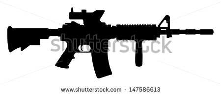Vector Assault Rifle Silhouette