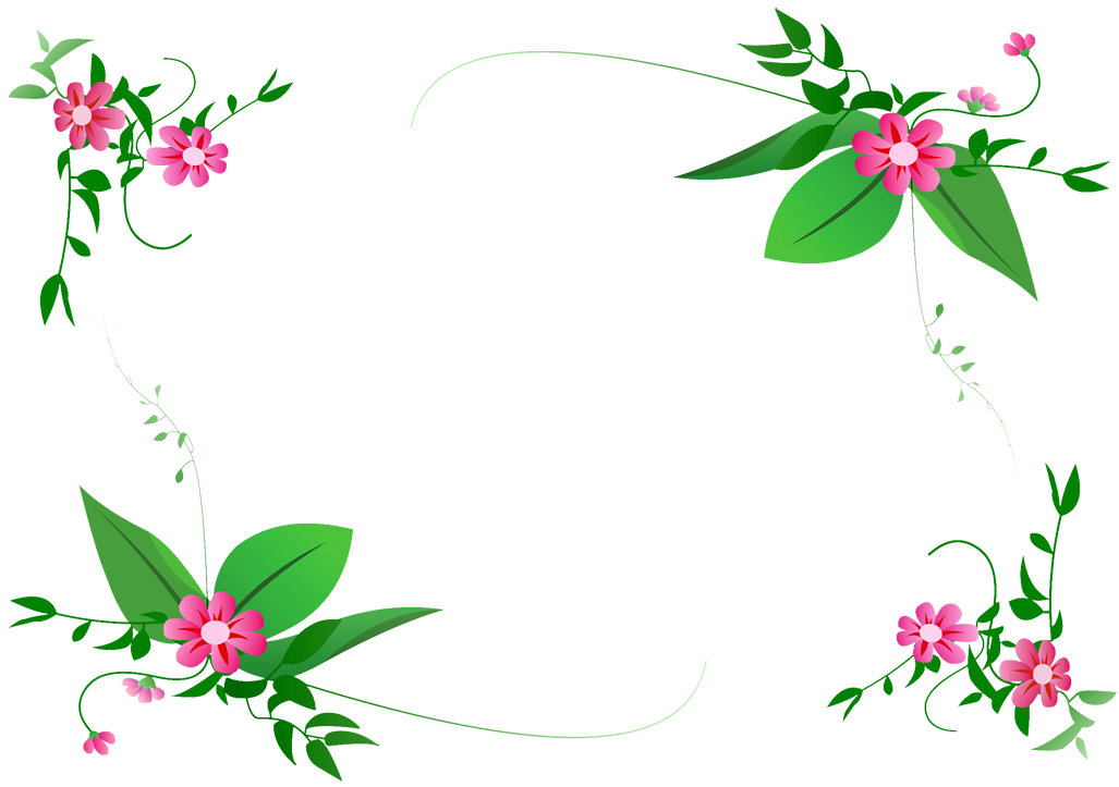 Vector Flower Border