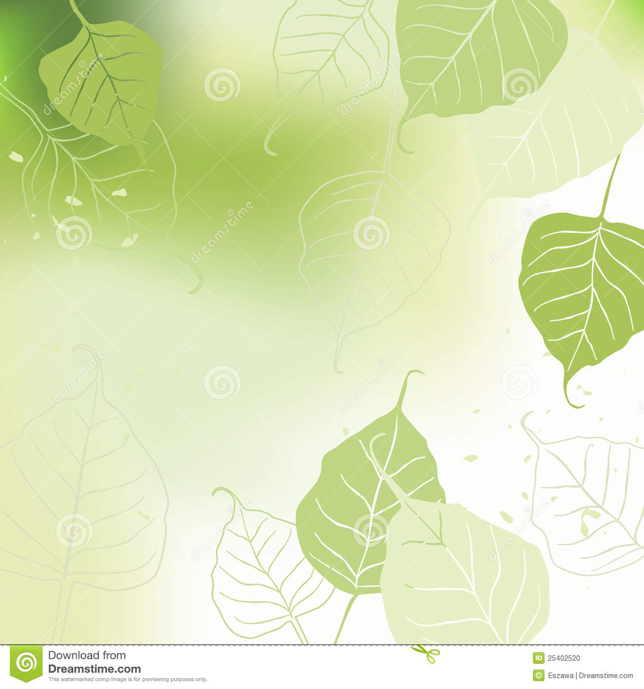 Vector Spring Leaves Vector Spring Leaves