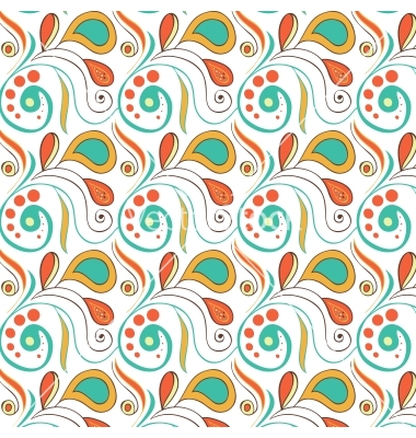 Vector Vintage Swirls Pattern