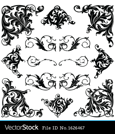 Victorian Ornaments Vector