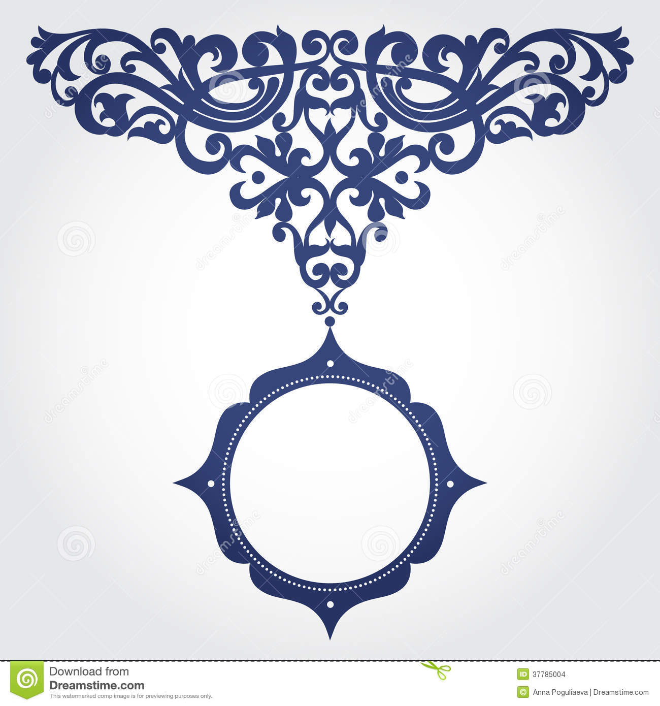 Victorian Style Frame Vector