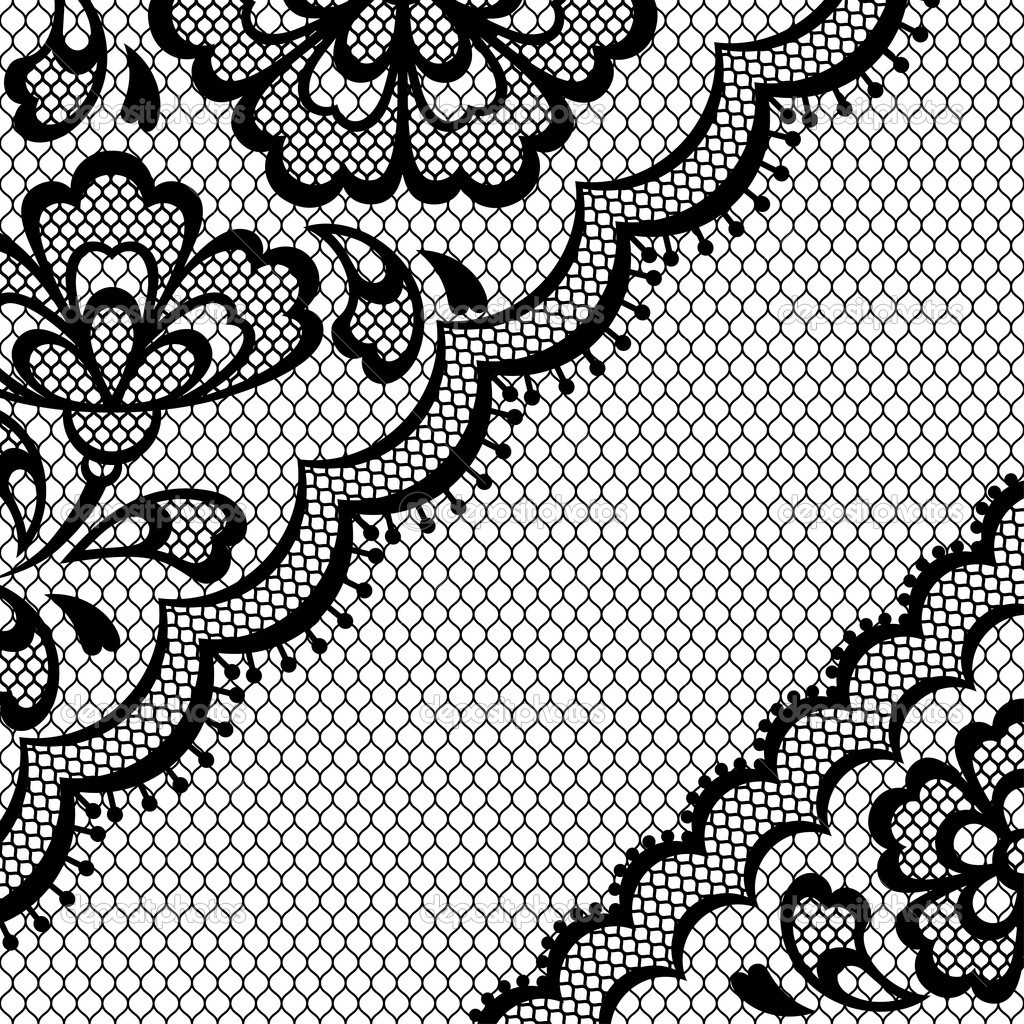 Vintage Lace Frame Vector