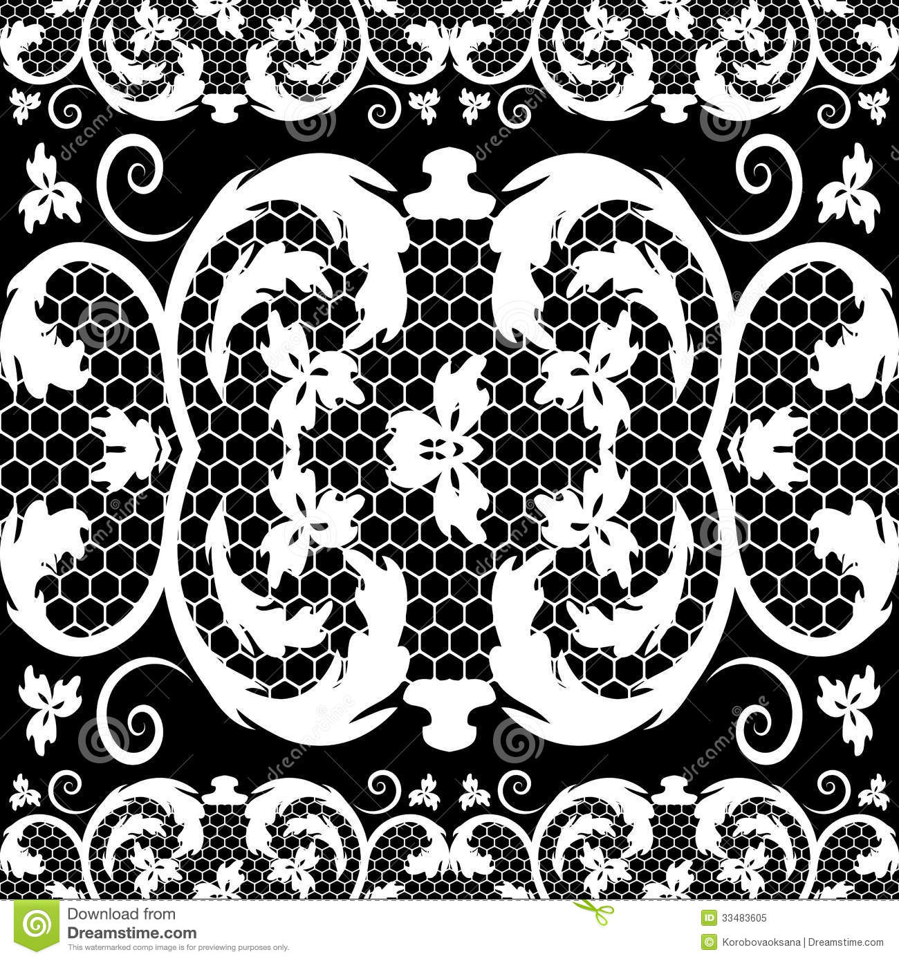 Vintage Lace Vector Free