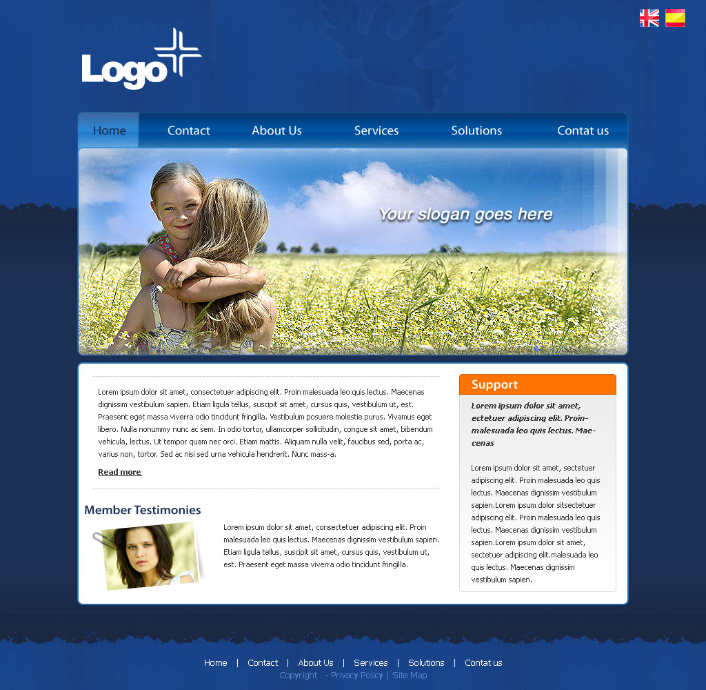 Website Design Template