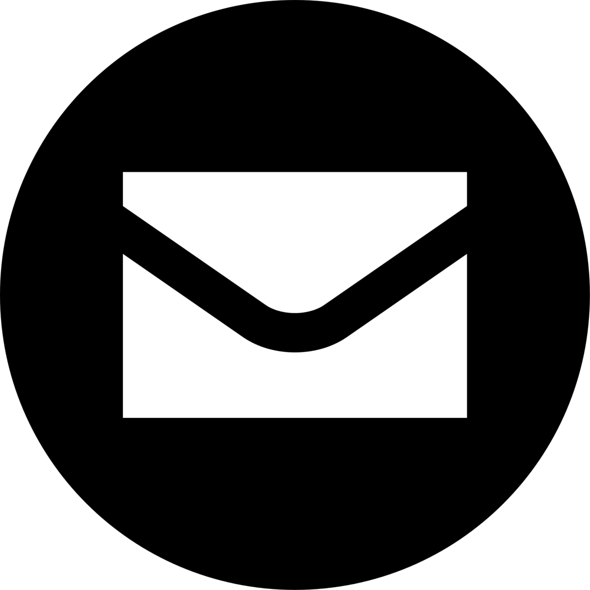 White Email Icon Transparent