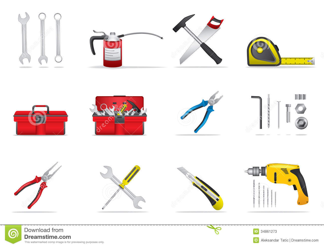 White Tools Icon