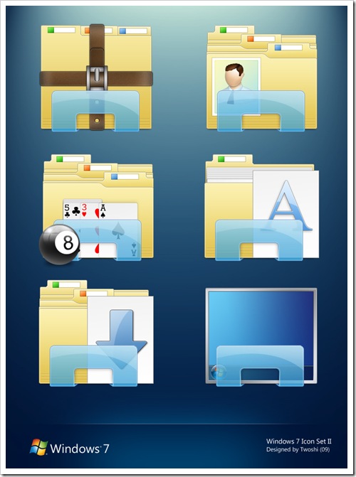 Windows 7 Folder Icons Windows 7 Folder Icons