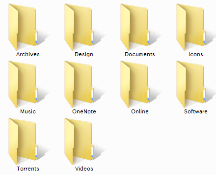 Windows 7 Folder Icons